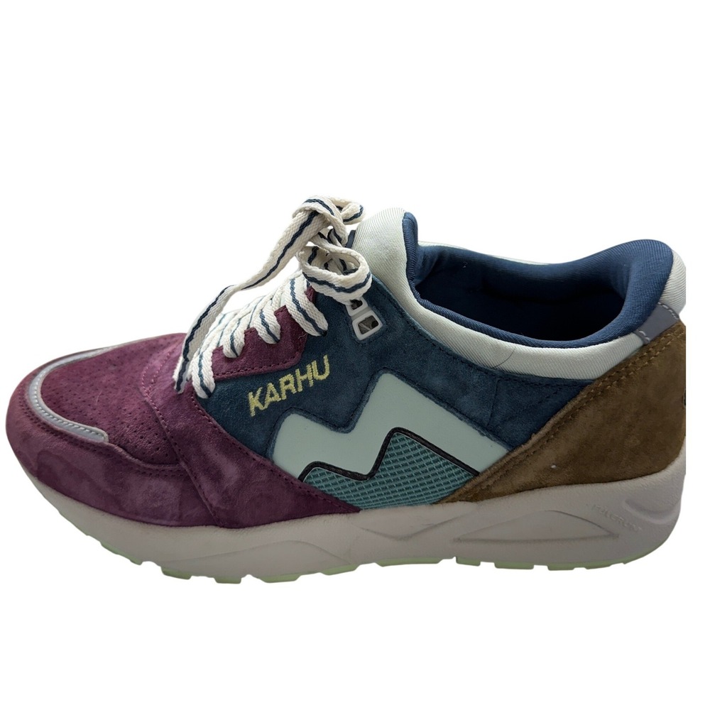 Karhu Aria‎ 95 Unisex Sneakers Burgundy Navy Brown Suede F803068 US 7.5 EU 40.5